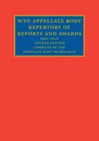 WTO Appellate Body Repertory of Reports and Awards