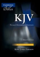 KJV Pocket Reference Bible, Black French Morocco Leather, Thumb Index, Red-Letter Text, KJ243:XRI