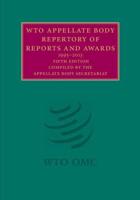 WTO Appellate Body Repertory of Reports and Awards