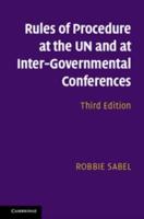 Rules of Procedure at UN and Inter-Governmental Conferences