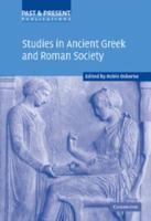 Studies in Ancient Greek and Roman Society