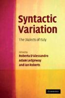 Syntactic Variation: The Dialects of Italy