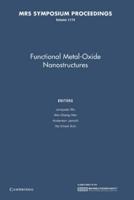 Functional Metal-Oxide Nanostructures: Volume 1174