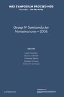 Group IV Semiconductor Nanostructures — 2006: Volume 958