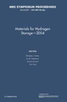 Materials for Hydrogen Storage 2004