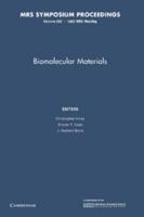 Biomolecular Materials: Volume 292