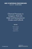 Chemical Processes in Inorganic Materials:: Volume 272