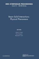 Beam-Solid Interactions:: Volume 157