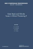 Gate Stack and Silicide Issues in Silicon: Volume 670