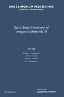 Solid-State Chemistry of Inorganic Materials III: Volume 658