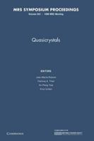 Quasicrystals: Volume 553