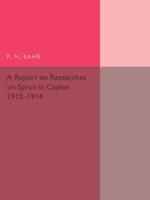 A Report on Researches on Sprue in Ceylon