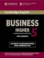 Cambridge English Business Higher 5 With Answers