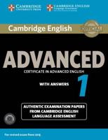 Cambridge English Advanced 1 for Revised Exam from 2015 Student's Book Pack (Student's Book With Answers and Audio CDs (2))