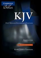KJV Pitt Minion Reference Bible, Black Goatskin Leather, Red-Letter Text, KJ446:XR