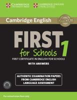 Cambridge English First for Schools 1. Student's Book Pack