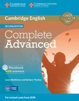 Complete Advanced Workbook With Answers With Audio CD