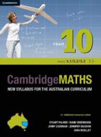 Cambridge Mathematics NSW Syllabus for the Australian Curriculum. Year 10, 5.1, 5.2 and 5.3