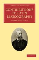 Contributions to Latin Lexicography