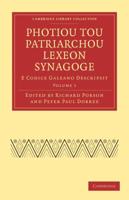 Photiou Tou Patriarchou Lexeon Synagoge