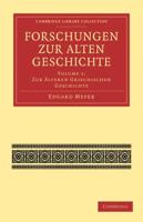Zur Ålteren Griechischen Geschichte. Forschungen Zur Alten Geschichte
