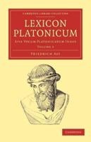 Lexicon Platonicum - Volume 3