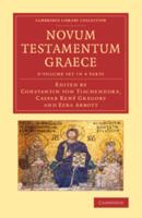 Novum Testamentum Graece 3 Volume Set in 4 Paperback Pieces