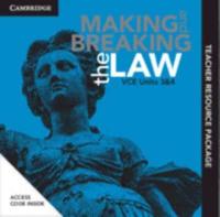 Cambridge Making and Breaking the Law VCE Units 3 and 4 Teacher Resource (Card)