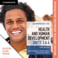 Cambridge VCE Health and Human Development Units 3 and 4 Digital Teacher Edition (Card)