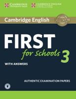 Cambridge English First for Schools 3. Student's Book With Answers With Audio