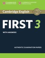 Cambridge English First 3. Student's Book With Answers