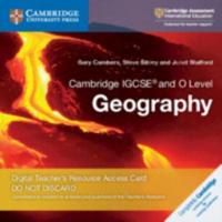 Cambridge IGCSE¬ and O Level Geography Digital Teacher's Resource Access Card