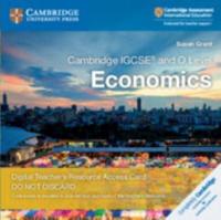 Cambridge IGCSE¬ and O Level Economics Digital Teacher's Resource Access Card 2 Ed