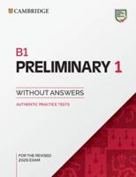 B1 Preliminary 1 for the Revised 2020 Exam Student's Book Without Answers