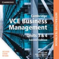 Cambridge VCE Business Management Units 3&4 Digital (Card)