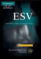 ESV Pitt Minion Reference Edition Brown Calf Split Leather ES444:X