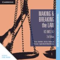 Cambridge Making and Breaking the Law VCE Units 1&2 Teacher Resource (Card)
