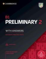 B1 Preliminary 2 Student's Book With Answers