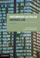 Contemporary Australian Corporate Law