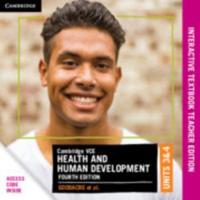 Cambridge VCE Health and Human Development Units 3&4 Teacher Edition Digital Card
