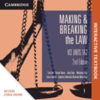 Cambridge Making and Breaking the Law VCE Units 1&2 Digital (Card)