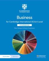 Cambridge International AS & A Level Business. Coursebook