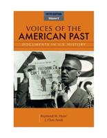 Voices of the American Past. Volume II