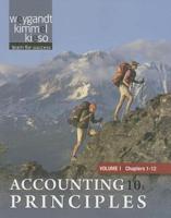 Accounting Principles, Volume 1: Chapters 1-12
