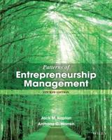 Patterns of Entrepreneurship Management