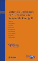 Materials Challenges in Alternative and Renewable Energy II