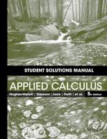 Student Solutions Manual to Accompany Applied Calculus, 5E