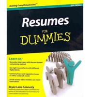 Resumes For Dummies, 6th Edition & Job Search Letters For Dummies Bundle