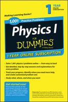 1,001 Physics I Practice Problems for Dummies Access Code Ca