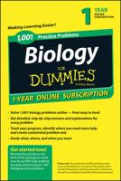 1,001 Biology Practice Problems for Dummies Access Code Card (1-Year Subscription)